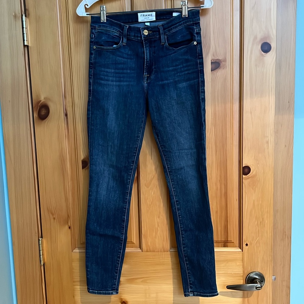 Frame Denim Le High Skinny Crop Size W27 L26